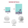thumbnail image 7 of Anchor Turquoise Kitchen Dish Towels for Drying Dishes Set of 2, Modern Navy Blue White Striped Nautical Waffle Weave Microfiber Hand Tea Bathroom Towels Quick Dry & Absorbent Towel 12x12, 7 of 7