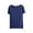 Blue, variant on Timegard Womens Pajamas Tops Scoop Neck Short Sleeve Solid Color Loose Comfy Loungewear Pjs Top Tee