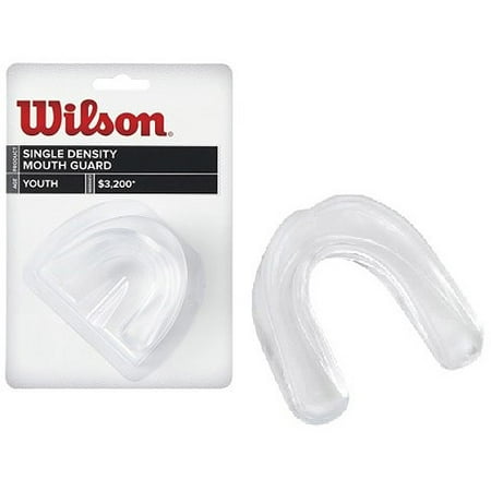 Wilson Mouth Guard, Clear & Black, Adult & Youth (Best Way To Clean Night Mouth Guard)