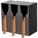 thumbnail image 3 of 2X Dispensador de Utensilios de Acrílico, Organizador de Cubiertos con 3 Compartimentos, Soporte Negro para Cubiertos, Cubiertos de Plástico, 3 of 5