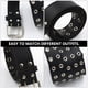 thumbnail image 4 of BRIGHTFUFU Cinturón punk de 1 pieza, cinturón de ocio masculino, todos los cinturones a juego, cinturón con hebilla de aleación (negro), 4 of 8