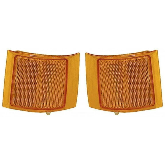 KarParts360 For 1994 1995 1996 1997 1998 GMC C2500 Corner Light Driver and Passenger Side Pair Replaces GM2550145 CAPA Certified GM2551145