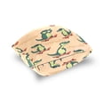 thumbnail image 5 of Cartoon Crocodiles Play Skateboard Throw Pillow Covers Pillowcases 16 x 16 Inch Home Decor 2 Packs for Bedroom Sofa, 5 of 6