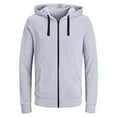thumbnail image 1 of Jackets For Men Men‘s Solid Stitching Drawstring Hooded Slim Fashion Jacket Coat Outwear, 1 of 6