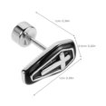 thumbnail image 2 of unbranded 2Ud Pendientes De Cruz Ataúd Gótico Unisex Para Uso Diario Sin Perforación Con Acabado Espejo De Metal, 2 of 8