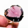 thumbnail image 2 of Natural Amethyst Gemstone Handmade 925 Sterling Silver Ring Size 4.5, 2 of 2