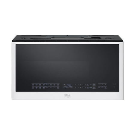 LG Studio 1.7 Cu. Ft. Essence White Over-the-Range Convection Microwave Oven