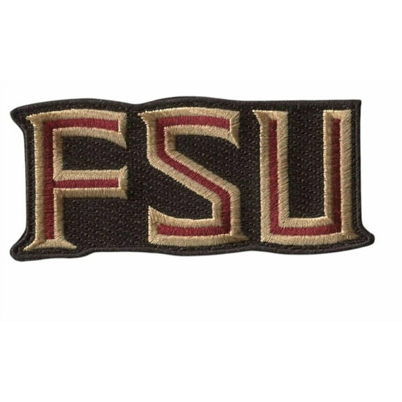 Florida State University Letter Mark 3.75”W x 1.625”H (Not an Iron-on Patch)
