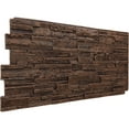 thumbnail image 6 of Ekena Millwork 48 5/8"W x 24 3/4"H x 1 1/4"D Cascade Stacked Stone, EverStone Faux Stone Siding Panel, Sequoia Valley, 6 of 9