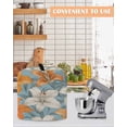 thumbnail image 4 of Lily Flower Stand Mixer Dust Cover with Storage Pocket & Handles,White Orange Blooms Floral Watercolor Blue Fits All Tilt Head & Bowl Lift Kitchen Appliance Cover Organizer Bag Accessories,6-8 Quart, 4 of 6