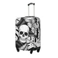 thumbnail image 2 of Gaeub Skull and palm leaves Elastic Luggage Cover with Concealed Zipper Dust-Proof Luggage Cover Protector - 18-32 inch - Small, 2 of 9