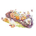 thumbnail image 1 of Bordado parcial DIY 11CT animales abstractos algodón punto de cruz arte estampado Kit FLhrweasw Nuevo, 1 of 9