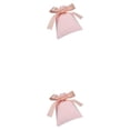 thumbnail image 4 of Destyer Bag Bowknot Pouches Drawstring Packaging Organizer Storage Earrings Gift Light Pink 7*9cm 2Set, 4 of 6