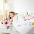 thumbnail image 4 of Manfei Retro Flower Bedding Comforter Set,Rustic Floral Twin Comforter Sets,Girls Magic Wand Bedding Set For Kids,Microfiber Bedroom Decor Reversible,2-Piece, 4 of 8