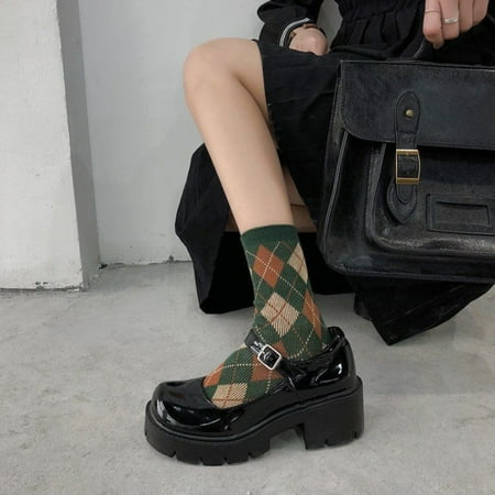 

Japanese-style Mary Jane Women‘s Thick-soled JK Uniform Shoes 2024 New Lolita muffin Small Shoes All-match Thick Heel Vintage