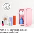 thumbnail image 3 of Chefman - Mini Refrigerador Portátil 6 Latas Color Rosa, 3 of 5