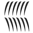 thumbnail image 1 of relayinert 12pcs 3inch Turkey Feathers Fletchings Vanes Black 3 Inch 1Set, 1 of 6