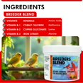 thumbnail image 2 of Morning Bird Breeders Blend 1.5 oz – Protein Supplement for Birds – Supports Breeding, Chick Growth, Muscle Development & Immune Support – Daily Vitamin Blend for Strong Bones & Overall Health, 2 of 8