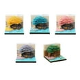 thumbnail image 4 of Redempat Premium Materials Desk Calendar Gift For Family And Friends Decoration 3D Notepad Paper Sculpture blue, 4 of 6