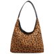 thumbnail image 1 of Bolso Bandolera Piel Sintética Ante para Mujer Con Bolsillo Hobo Viajes (leopardo), 1 of 9