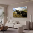 thumbnail image 3 of Woolly Mammoth Canvas Poster Bedroom Decor Sports Landscape Office Room Decor Gift,Frame-style,08x12inch(20x30cm), 3 of 8