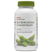 GNC SuperFoods Soy Isoflavone Concentrate, 90 Capsules, Supports for Bone and Heart Health