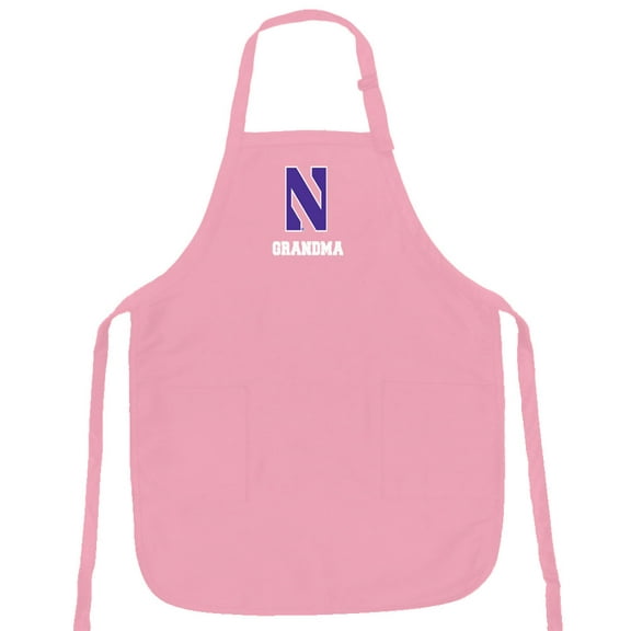 Cute Northwestern University Grandma Apron - Made in the USA!