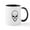 White/Black Inside, variant on CafePress - SKULL Mugs - 11 oz Ceramic Mug - Novelty Coffee Tea Cup