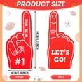 thumbnail image 2 of Minidedos de espuma Foam Finger Sinmoe Sports Finger, juego de 24, 2 of 7