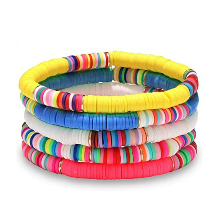 The Pastels Bracelet polymer Clay Beadsstretchy String Made to Fit Every  Size Wrist 