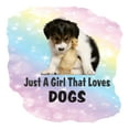 thumbnail image 2 of Animal Watercolor Wall Decals for Kids Room - Rainbow Bakcground Adorable Puppy Design Pets DIY & Creativity Boy Girl Bedroom Wall Water Color Sticker - Size: 10 In x 10 In, 2 of 4