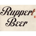 thumbnail image 2 of Winold Reiss 18x14 Gold Ornate Wood Frame and Double Matted Museum Art Print Titled - Stylized Logo for Ruppert Beer (1935), 2 of 4