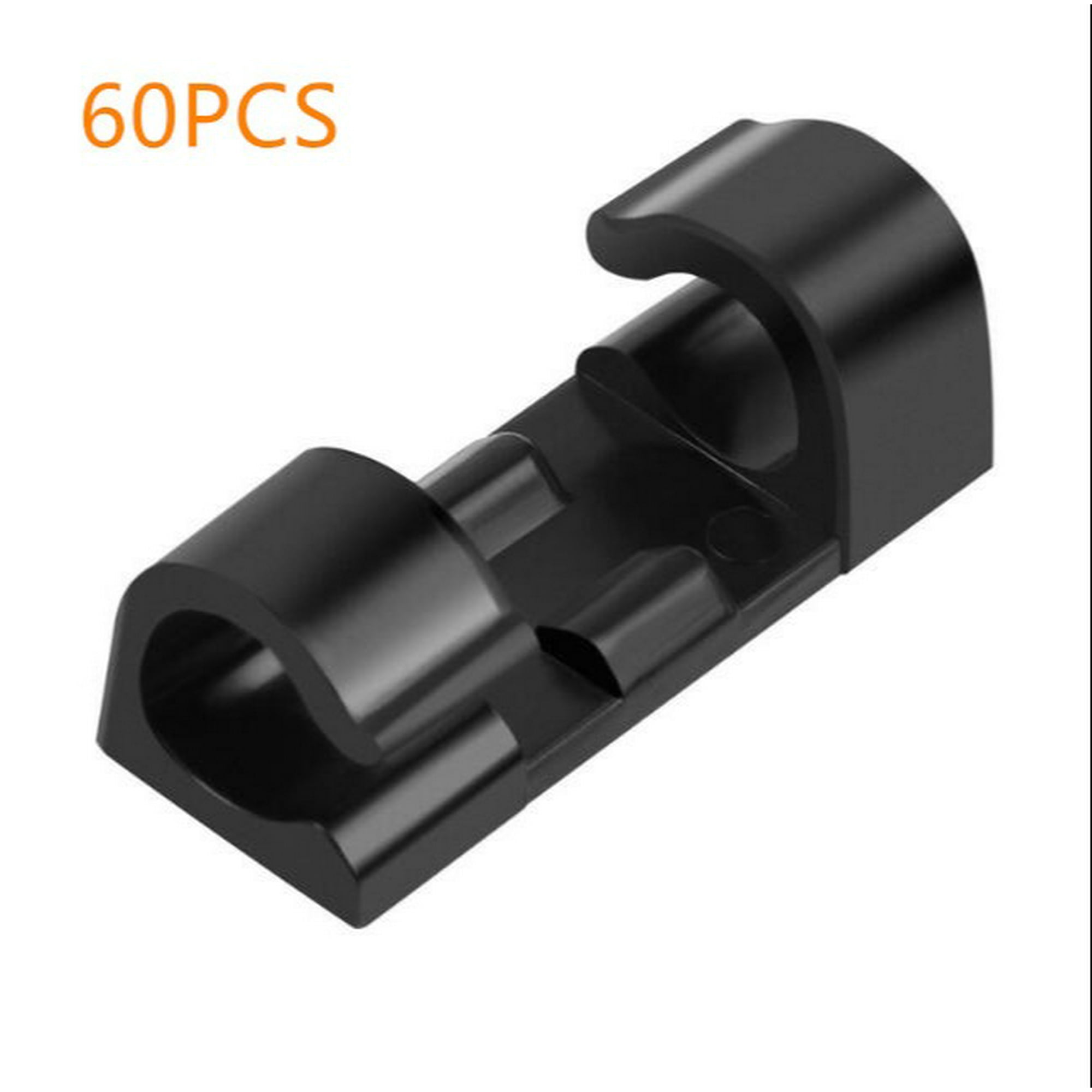 Nedis Lot De 4 Mini Clips De Câbles - Noir - Passe Câble Et Serre Câble NEDIS Sur