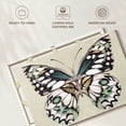 thumbnail image 6 of Elephant Stock Butterfly's Kiss I Wall Art - Horizontal Canvas Wall Art - Living Room Wall Decor - Animal Canvas - Teal And Pink Decor By Isabelle Z. - 39" x 26", 6 of 8