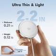 thumbnail image 3 of Magnetic Wireless Charger, 25W Fast Wireless Charger Compatible for iPhone 17/16/15/14/13/12,AirPods,Compact Portable Travel Friendly Pad (White), 3 of 9