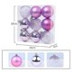 thumbnail image 2 of 9-Piece Purple Christmas Ball Ornaments Set for Tree Decorations - Festive Baubles for Holiday Cheer and Seasonal Decor, 2 of 5