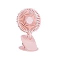 thumbnail image 1 of Ventilador con clip, ajustable, 3 velocidades, portátil, de sobremesa, con refrigeración, para escritorio, para oficinas, acampar en casa, color rosa tholdsy HA6049-01B, 1 of 6