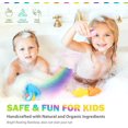 thumbnail image 4 of Rainbow Bath Bombs for Kids - All Natural Magic Rainbow BathBombs with Organic Ingredients, Moisturizing, Vibrant Colors & Rich Bubbles, Cloud Bath Bombs, Birthday Gifts for Kids, Girls, Boys, 4 of 8