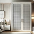 thumbnail image 6 of S4Sassy Checks Wallpaper Gray Walls Covering, 25" x 120" Self-Adhesive Vinyl Wall Paper, Decorative Wallwrap, Easy DIY Wall Covering For Bedroom, Living Room, Living Space, 6 of 6