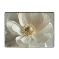 thumbnail image 7 of Area Rugs For Living Room Decor - Elegant Ivory Flower Soft Anti Slip Throw Washable Rugs 5x7 For Bedroom, Indoor Carpet For Bedroom Living Room 80x58In, 7 of 7
