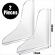 thumbnail image 3 of Shower Splash Guard 2Pcs Thickened Bathroom Bath Tub Splash Guards, 3 of 5