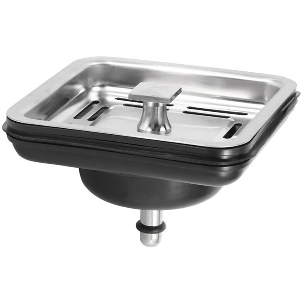 Stainless Steel Square Sink Strainer Plug Kitchen Sink Drain Mesh