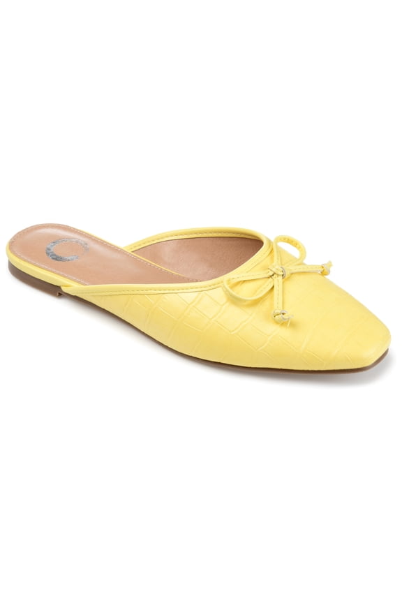 Collection Womens Tammala Slip On Square Toe Mules Flats