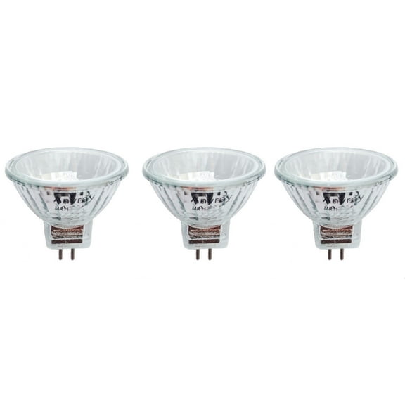 (3)-Pack MR11 10W 12V Clear Fiber Optic Reflector Light Bulbs 12-Volt 10-Watt