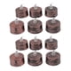 thumbnail image 5 of Velas eléctricas sin llama con parpadeo realista, perfectas para decoración y eventos, paquete de 12 velas LED de bronce antiguo, 5 of 8