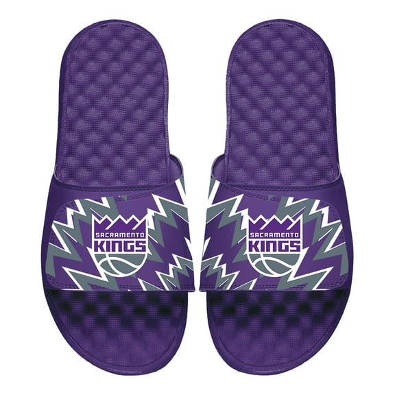 ISlide Purple Sacramento Kings High Energy Slide Sandals