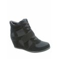 thumbnail image 1 of Sammy-06 Women's Lace Up High Top Ankle Hidden Wedge Heels Sneaker Boots, 1 of 2