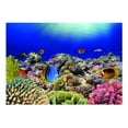 thumbnail image 2 of Decoración de fondo de la etiqueta engomada autoadhesiva del de Los 76x46cm Yuyangstore Pegatina pecera, 2 of 8