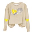 thumbnail image 1 of Timegard Sweatshirt for Women Print Drop Shoulder Crewneck Pullover Fall Casual Comfy Long Sleeve Tops, 1 of 4