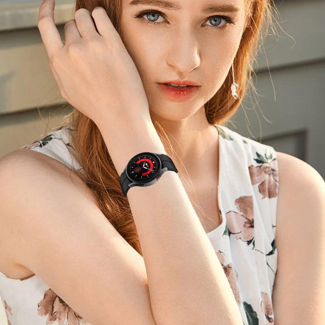 KOMI Sport Watch Band for Samsung Galaxy Watch 7/6/5/4/FE Bands 40/44mm/ Classic Bands 43/47mm/ Galaxy Watch 5 Pro Band 45mm/ Galaxy Watch 4 Classic Band 42/46mm, No Gap Replacement Strap